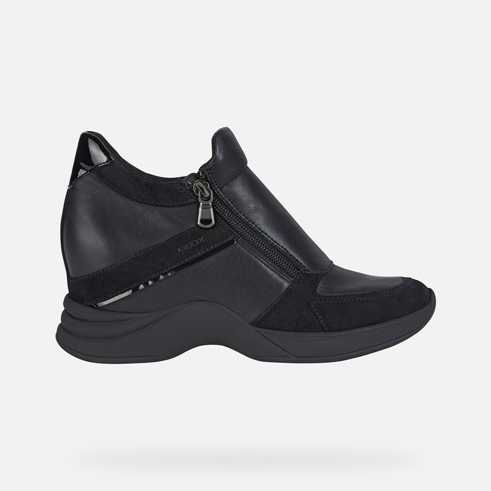 Geox Bayan Spor Ayakkabı Siyah - Armonica - AOL-207945